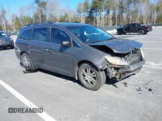 2013 Honda Odyssey EX-L с VIN 5FNRL5H64DB050525, выставлен на аукционе IAAI как лот 41757789 с пробегом 217 215 миль миль и . История ставок и продаж доступна на DreamBid. Изображение 1.