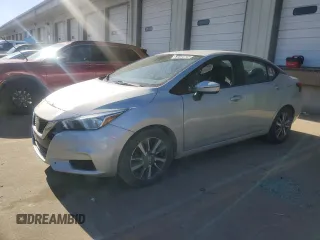 2021 Nissan Versa SV z VIN 3N1CN8EVXML852045, wystawiony jako Copart lot #47034745 z przebiegiem 88 304 mil mil oraz Szkoda całkowita • Salvage title. Historia ofert i sprzedaży dostępna na DreamBid. Obrazek 1.