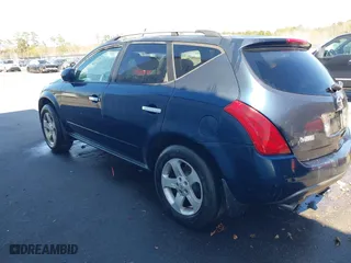 2003 Nissan Murano SL with VIN JN8AZ08W03W222708, listed as a IAAI auction lot 41792401 with 263,843 mi miles. Bid and sale history available at carsss.com. Image 3.