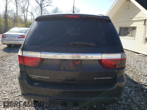 2013 Dodge Durango Citadel with VIN 1C4SDJET3DC580127, listed as a Copart auction lot 54253355 with 173,992 mi miles and Clean Title. Bid and sale history available at carsss.com. Image 6.
