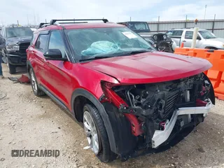 2021 Ford Explorer Limited with VIN 1FMSK8FH1MGC15667, listed as a IAAI auction lot 41812336 with 47,185 mi miles. Bid and sale history available at carsss.com. Image 1.
