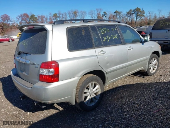 2006 Toyota Highlander Hybrid with VIN JTEEW21A760003988, listed as a IAAI auction lot 40825337 with 999,999 mi miles. Bid and sale history available at carsss.com. Image 4.