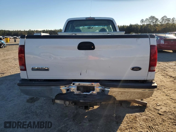 2006 Ford F-250 XL with VIN 1FTSX20566ED26991, listed as a Copart auction lot 41617325 with Not provided miles and Salvage title. Bid and sale history available at DreamBid. Image 6.