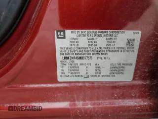 2021 Buick Envision Essence with VIN LRBFZNR46MD077570, listed as a Copart auction lot 51008985 with 31,850 mi miles and Salvage Title. Bid and sale history available at carsss.com. Image 13.