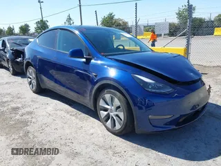 2023 Tesla Model Y Long Range with VIN 7SAYGDEE3PF816547, listed as a IAAI auction lot 42383050 with 20,917 mi miles and . Bid and sale history available at DreamBid. Image 1.