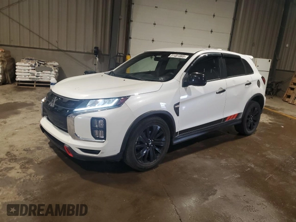 2020 Mitsubishi Outlander Sport ES 2.0 with VIN JA4AR3AU1LU025557, listed as a Copart auction lot 51481865 with 90,792 mi miles and Salvage Title. Bid and sale history available at carsss.com. Image 1.
