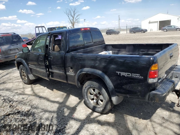 2000 Toyota Tundra Limited with VIN 5TBBT4818YS094411, listed as a Copart auction lot 54187785 with 287,047 mi miles and Clean Title. Bid and sale history available at DreamBid. Image 2.