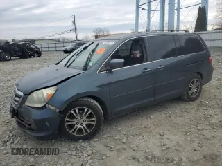 2005 Honda Odyssey TOURING with VIN 5FNRL38845B104056, listed as a Copart auction lot 47698175 with 203,076 mi miles and Salvage Title. Bid and sale history available at carsss.com. Image 1.