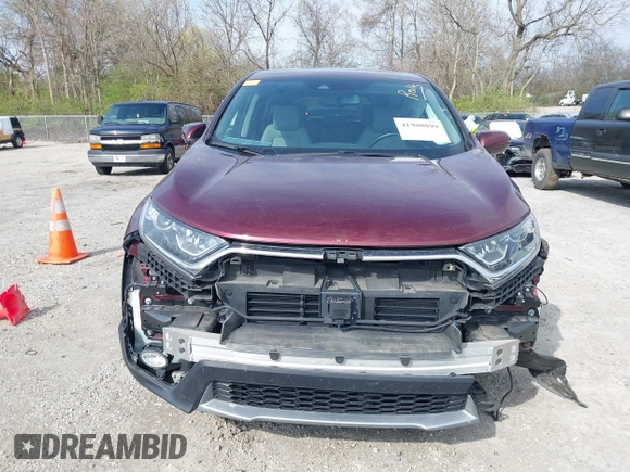 2019 Honda CR-V EX-L with VIN 7FARW2H89KE051792, listed as a IAAI auction lot 41988899 with 75,932 mi miles and . Bid and sale history available at carsss.com. Image 13.