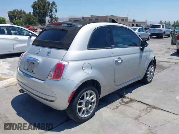 2012 FIAT 500 Pop with VIN 3C3CFFDR7CT352673, listed as a IAAI auction lot 42726060 with 159,072 mi miles and . Bid and sale history available at DreamBid. Image 4.