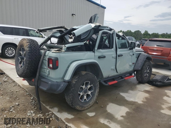 2023 Jeep Wrangler Rubicon с VIN 1C4HJXFG8PW601421, выставлен на аукционе Copart как лот 55970475 с пробегом 46 743 миль миль и Списание • Salvage title. История ставок и продаж доступна на DreamBid. Изображение 3.