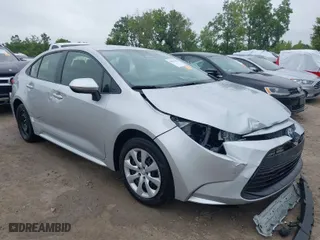 2024 Toyota Corolla Hybrid LE with VIN JTDBCMFE2R3044233, listed as a IAAI auction lot 40063454 with 6,855 mi miles. Bid and sale history available at carsss.com. Image 1.