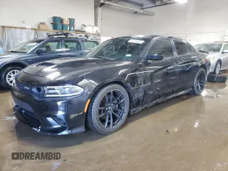2019 Dodge Charger Scat Pack with VIN 2C3CDXGJ2KH520373, listed as a Copart auction lot 43626485 with 29,582 mi miles and Salvage Title. Bid and sale history available at DreamBid. Image 1.