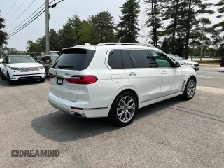 2019 BMW X7 xDrive50i z VIN 5UXCX4C55KLS38210, wystawiony jako Copart lot #59935315 z przebiegiem 126 853 mil mil oraz Czysty tytuł • Clean title. Historia ofert i sprzedaży dostępna na DreamBid. Obrazek 4.