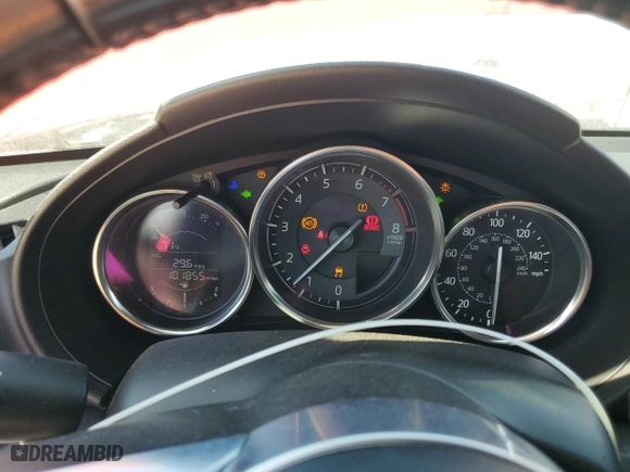 2016 Mazda MX-5 Miata Club with VIN JM1NDAC77G0114385, listed as a Copart auction lot 46926455 with 101,855 mi miles and Salvage Title. Bid and sale history available at carsss.com. Image 9.