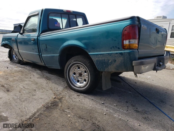 1996 Ford Ranger XL with VIN 1FTCR10U8TUB59731, listed as a Copart auction lot 75864964 with 108,080 mi miles and Salvage Title. Bid and sale history available at carsss.com. Image 2.
