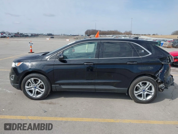 2018 Ford Edge Titanium with VIN 2FMPK4K95JBB67834, listed as a IAAI auction lot 41867436 with 101,855 mi miles. Bid and sale history available at carsss.com. Image 15.