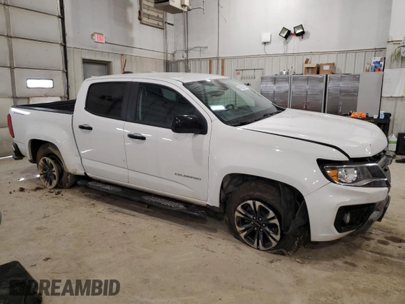 2021 Chevrolet Colorado 4WD Z71 with VIN 1GCGTDEN4M1214359, listed as a Copart auction lot 47929185 with 77,084 mi miles and Salvage title. Bid and sale history available at DreamBid. Image 4.