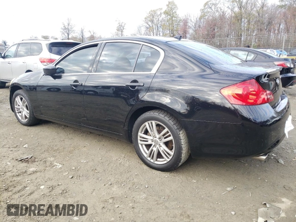 2012 Infiniti G25 Sedan x with VIN JN1DV6AR0CM862198, listed as a Copart auction lot 81505944 with 146,958 mi miles and Salvage Title. Bid and sale history available at carsss.com. Image 2.