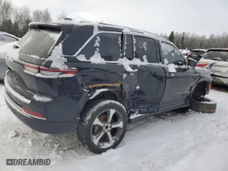 2023 Jeep Grand Cherokee Limited with VIN 1C4RJHBG3PC526404, listed as a Copart auction lot 86785364 with 0 mi miles and Salvage Title. Bid and sale history available at carsss.com. Image 3.