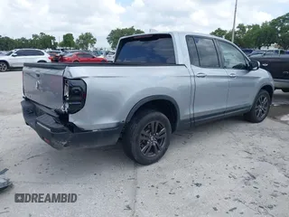 2020 Honda Ridgeline Sport with VIN 5FPYK3F19LB024180, listed as a IAAI auction lot 42399195 with 42,129 mi miles and . Bid and sale history available at DreamBid. Image 4.