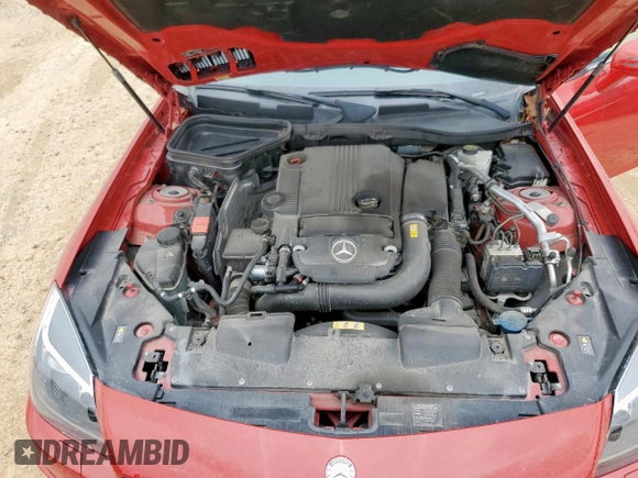 2013 Mercedes-Benz SLK 250 with VIN WDDPK4HA4DF063771, listed as a Copart auction lot 55578295 with 64,339 mi miles and Salvage title. Bid and sale history available at DreamBid. Image 11.