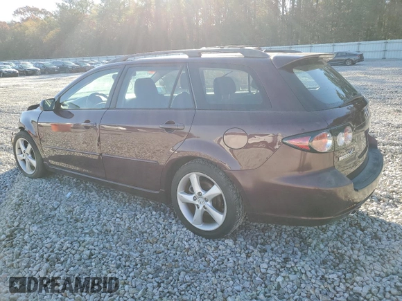 2007 Mazda 6 S Sport VE with VIN 1YVHP82D475M56362, listed as a Copart auction lot 82791874 with 172,045 mi miles and Salvage Title. Bid and sale history available at carsss.com. Image 2.