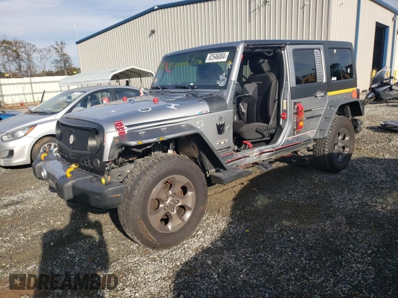 2018 Jeep Wrangler JK Unlimited Altitude with VIN 1C4BJWEGXJL936447, listed as a Copart auction lot 82546004 with 150,053 mi miles and Salvage Title. Bid and sale history available at carsss.com. Image 1.