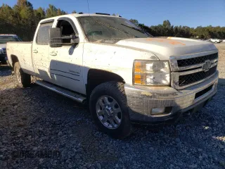 2011 Chevrolet Silverado 3500HD DRW LTZ with VIN 1GC4K1C81BF106296, listed as a Copart auction lot 75711844 with 0 mi miles and Salvage Title. Bid and sale history available at carsss.com. Image 4.