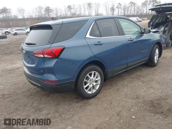 2024 Chevrolet Equinox LT with VIN 3GNAXKEG8RL329134, listed as a IAAI auction lot 41910999 with 8,616 mi miles. Bid and sale history available at carsss.com. Image 4.
