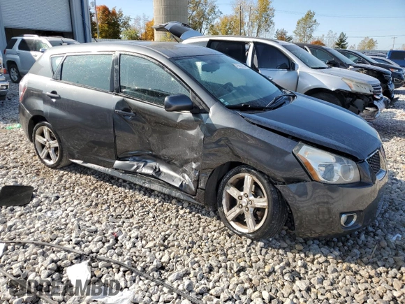 2010 Pontiac Vibe w/1SB with VIN 5Y2SP6E09AZ406730, listed as a Copart auction lot 76592434 with 0 mi miles and Clean Title. Bid and sale history available at carsss.com. Image 4.