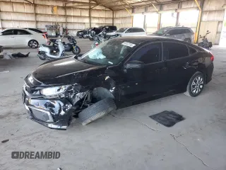 2019 Honda Civic LX with VIN 2HGFC2F64KH590924, listed as a Copart auction lot 54447745 with 96,415 mi miles and Salvage Title. Bid and sale history available at DreamBid. Image 1.