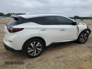 2019 Nissan Murano SL with VIN 5N1AZ2MJ4KN105716, listed as a Copart auction lot 57346055 with 73,445 mi miles and Salvage title. Bid and sale history available at DreamBid. Image 3.
