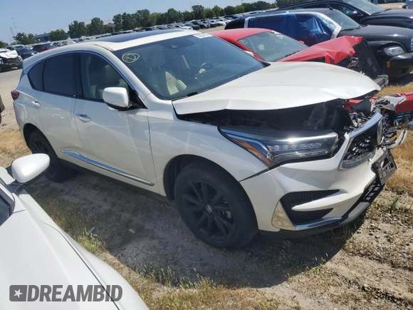 2019 Acura RDX with VIN 5J8TC2H31KL041576, listed as a Copart auction lot 53630195 with 75,325 mi miles and Salvage title. Bid and sale history available at DreamBid. Image 4.