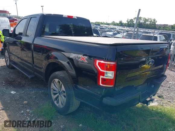 2018 Ford F-150 XL with VIN 1FTEX1CPXJKE63642, listed as a IAAI auction lot 42768090 with 147,219 mi miles and . Bid and sale history available at DreamBid. Image 3.