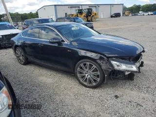 2012 Audi A7 Prestige with VIN WAU2GAFC1CN069845, listed as a Copart auction lot 55903315 with 79,485 mi miles and Salvage title. Bid and sale history available at DreamBid. Image 4.