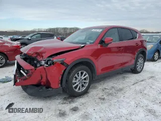 2023 Mazda CX-5 2.5 S Preferred Package with VIN JM3KFBCM1P0146524, listed as a Copart auction lot 89165155 with 35,687 mi miles and Salvage Title. Bid and sale history available at carsss.com. Image 1.