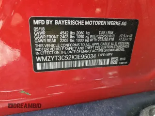 2019 MINI Countryman Cooper S с VIN WMZYT3C52K3E95034, выставлен на аукционе Copart как лот 52430025 с пробегом 44 484 миль миль и Списание • Salvage title. История ставок и продаж доступна на DreamBid. Изображение 13.