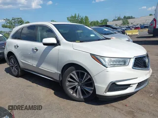 2017 Acura MDX Technology with VIN 5J8YD4H53HL006434, listed as a IAAI auction lot 42574088 with 63,752 mi miles and . Bid and sale history available at DreamBid. Image 1.