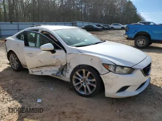 2016 Mazda 6 i Touring with VIN JM1GJ1V54G1460188, listed as a Copart auction lot 48725215 with Not Provided miles and Salvage Title. Bid and sale history available at carsss.com. Image 4.