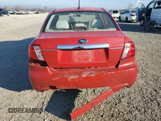 2008 Subaru Impreza Sedan (Natl) i w/Premium Pkg with VIN JF1GE61608G511576, listed as a Copart auction lot 43257215 with 200,649 mi miles and Salvage Title. Bid and sale history available at carsss.com. Image 6.
