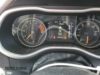 2018 Jeep Cherokee Latitude Plus with VIN 1C4PJLLXXJD557028, listed as a Copart auction lot 76671214 with 105,459 mi miles and Salvage Title. Bid and sale history available at carsss.com. Image 9.
