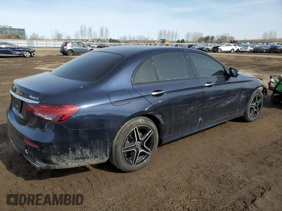 2023 Mercedes-Benz E 350 with VIN W1KZF8EB4PB144007, listed as a Copart auction lot 49015145 with 8,166 mi miles and Clean Title. Bid and sale history available at DreamBid. Image 3.