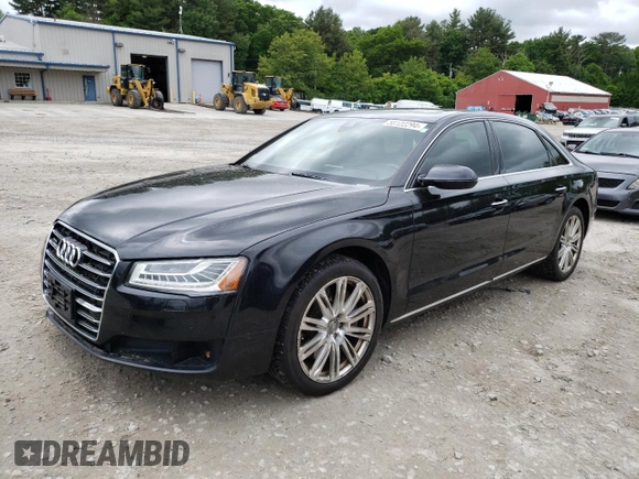 2015 Audi A8 4.0T with VIN WAU32AFD6FN013982, listed as a Copart auction lot 58122294 with 100,981 mi miles and Clean title. Bid and sale history available at DreamBid. Image 1.