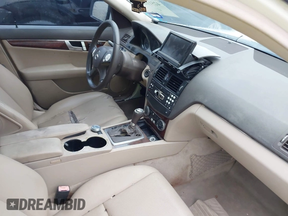 2009 Mercedes-Benz C 300 Sport with VIN WDDGF54X09R070890, listed as a IAAI auction lot 42511236 with 96,781 mi miles and . Bid and sale history available at DreamBid. Image 5.