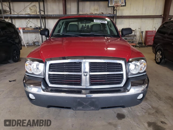 2005 Dodge Dakota SLT with VIN 1D7HE48K95S293853, listed as a Copart auction lot 69125054 with 162,554 mi miles and Salvage Title. Bid and sale history available at DreamBid. Image 5.