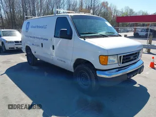 2006 Ford Econoline Cargo with VIN 1FTNE24W66HA94333, listed as a IAAI auction lot 41902307 with 137,865 mi miles and . Bid and sale history available at DreamBid. Image 1.