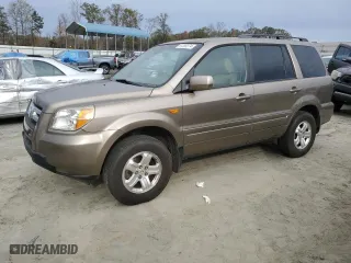 2008 Honda Pilot VP with VIN 5FNYF28278B003879, listed as a Copart auction lot 81359374 with 263,237 mi miles and Salvage Title. Bid and sale history available at carsss.com. Image 1.