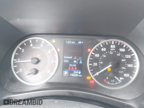 2023 Nissan Sentra S with VIN 3N1AB8BV0PY298512, listed as a IAAI auction lot 41556282 with 74,836 mi miles and . Bid and sale history available at DreamBid. Image 7.