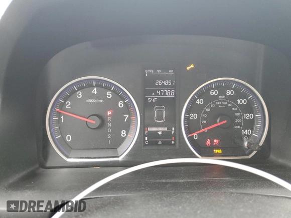 2008 Honda CR-V EX with VIN JHLRE48548C012942, listed as a Copart auction lot 51187565 with 264,851 mi miles and Salvage Title. Bid and sale history available at DreamBid. Image 9.